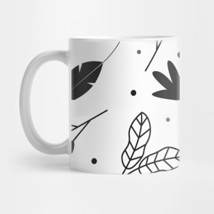 Colorless Tropical Plant Mug